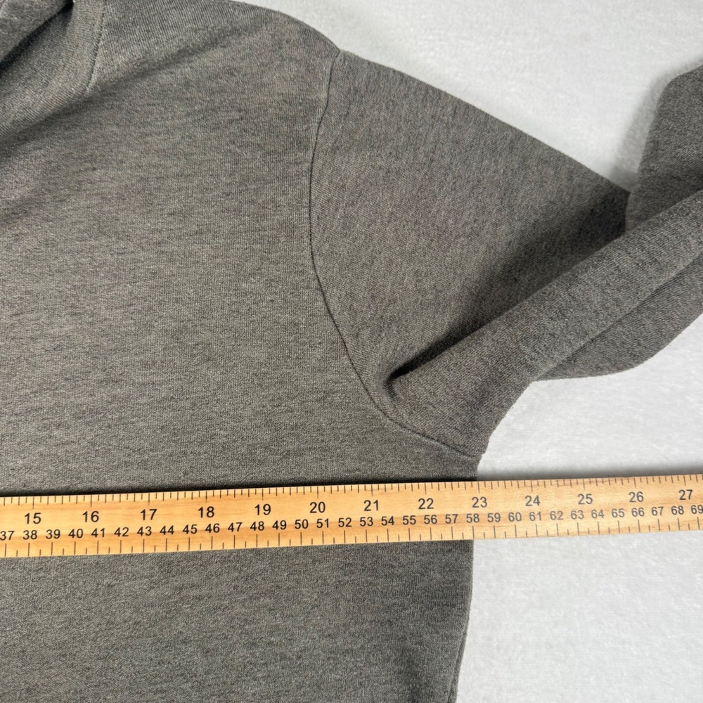 Marine Layer Hoodie Mens Medium Olive Green Fleece Pullover Casual Sweatshirt - Picture 5 of 10